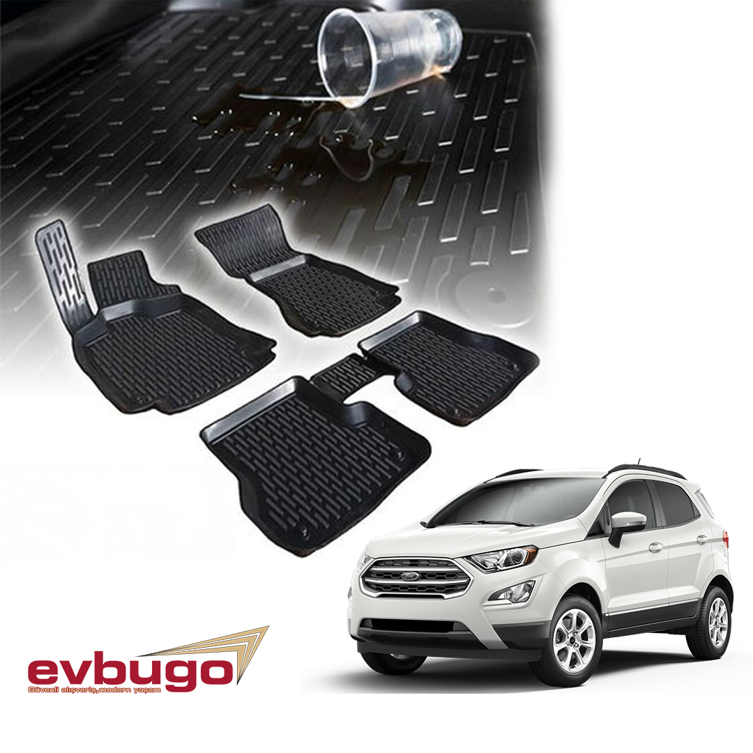 3D PASPAS SİYAH FORD ECOSPORT 2018+